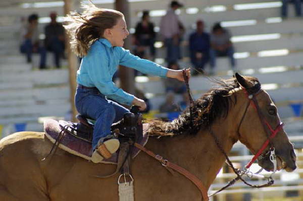 Youth Barrel Racing at Deer Trail 9-5-04 2