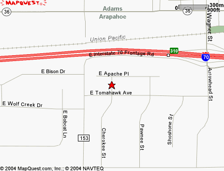 map to 1052 cherokee
